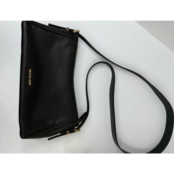 Michael Kors Moore Medium Leather Crossbody Black NWOT - Picture 11 of 16